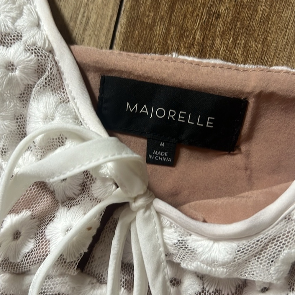 Majorelle Sunbeams Dress in White - Picture 5 of 5